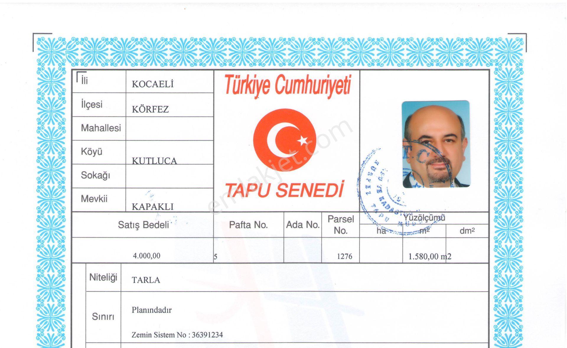 Sahibinden Satılık Körfez Kutluca Kapaklı 1492metre Villa Arsası - Görsel 19