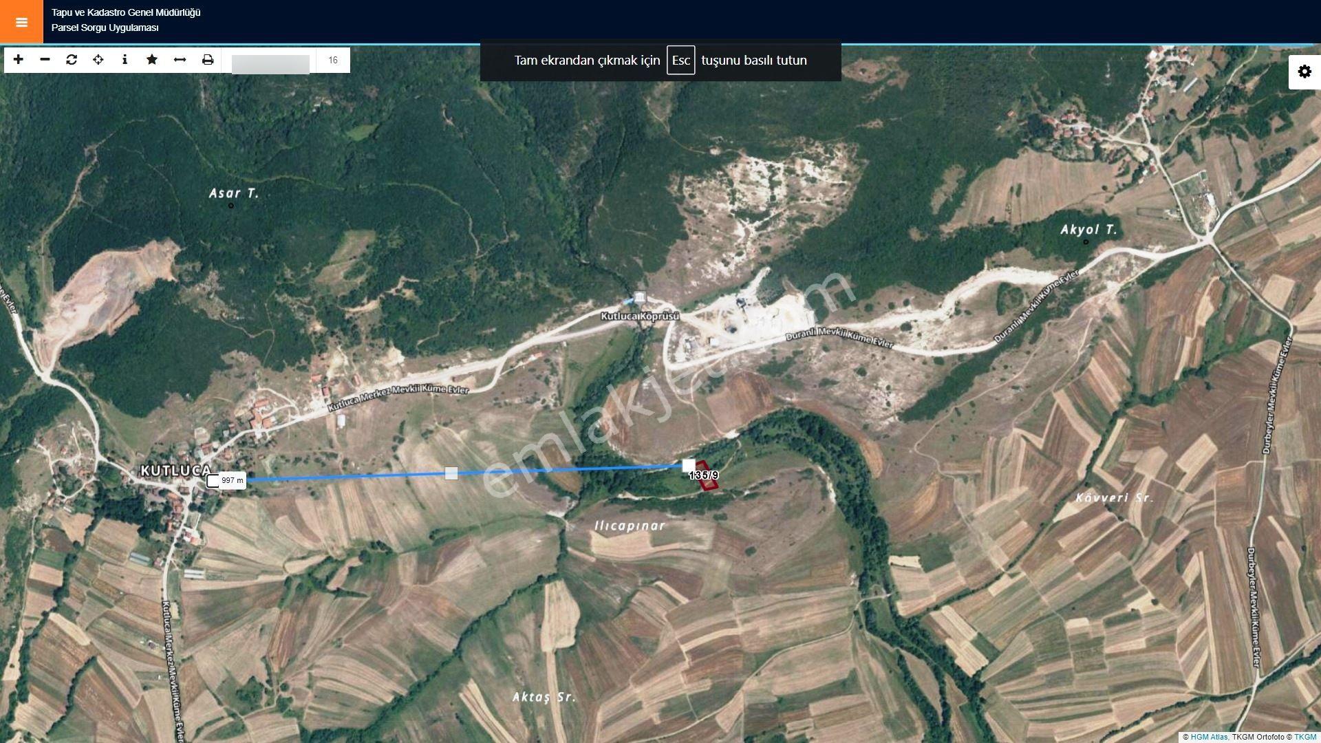 Sahibinden Satılık Körfez Kutluca Kapaklı 1492metre Villa Arsası - Görsel 8