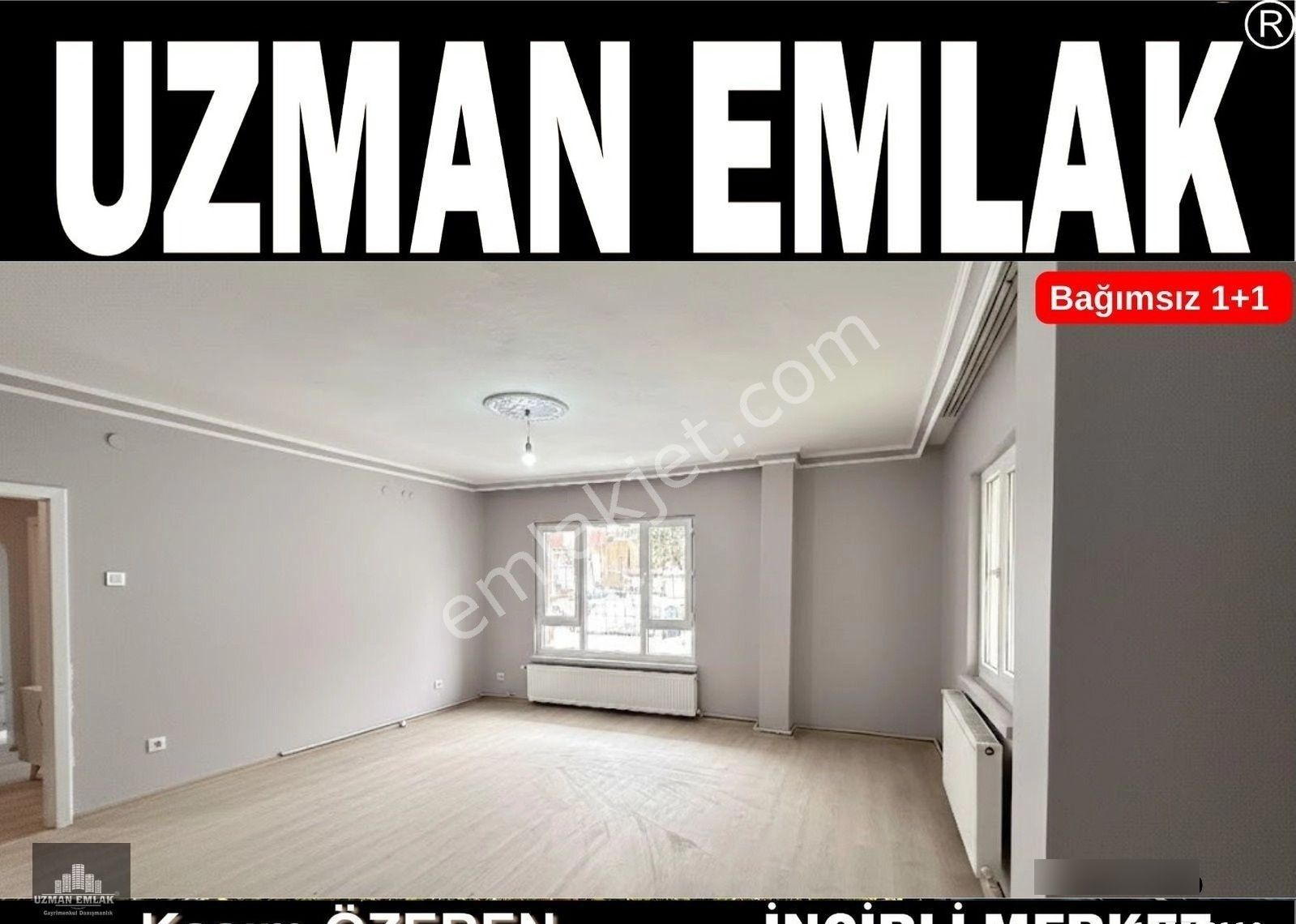 Uzman Emlak'tan İncirli Mh.de Full Yapılı Geniş 1+1 Daire