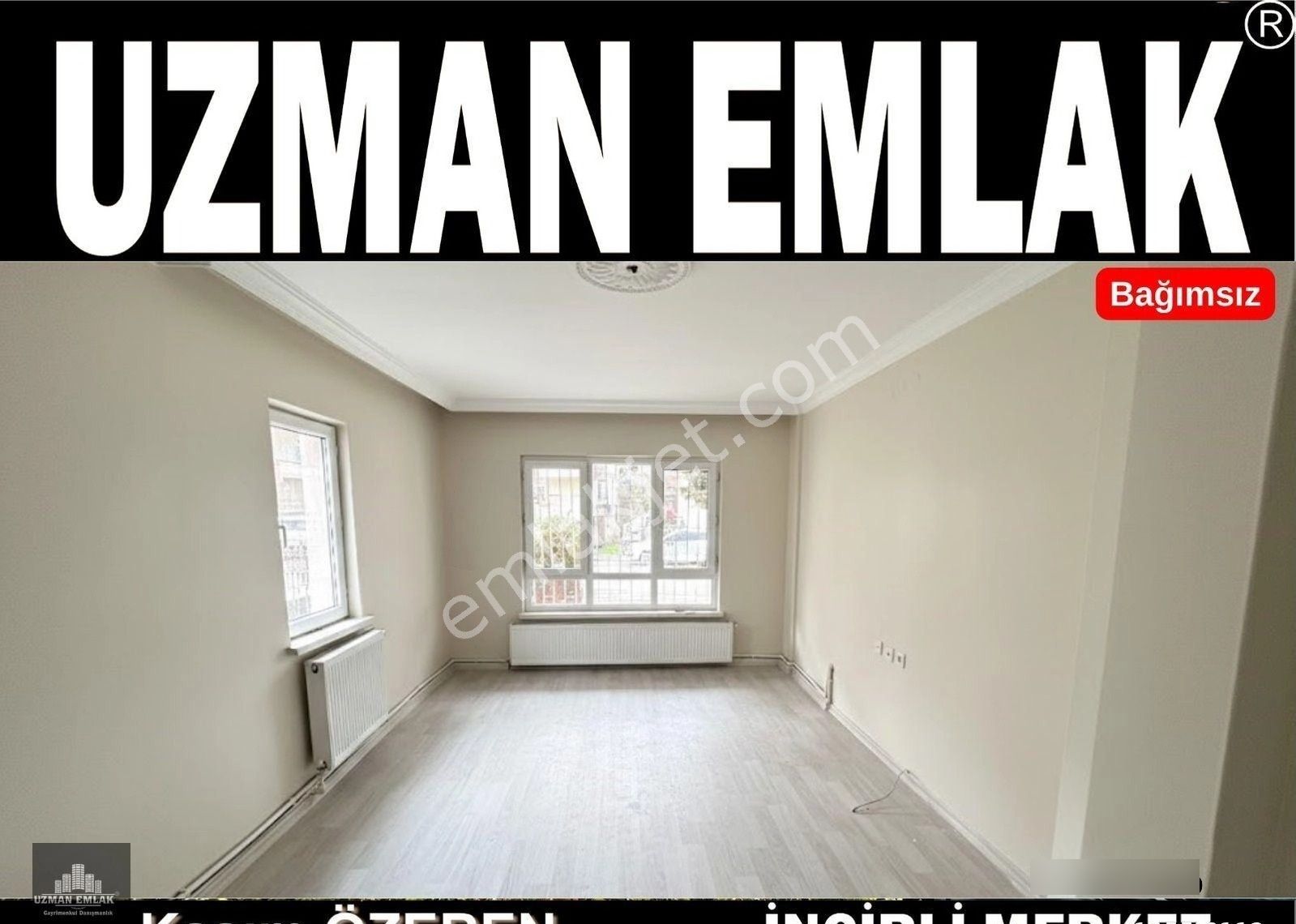 Uzman Emlak'tan İncirli Mh.de Yüksek Giriş Bağımsız Yapılı 3+1 Daire