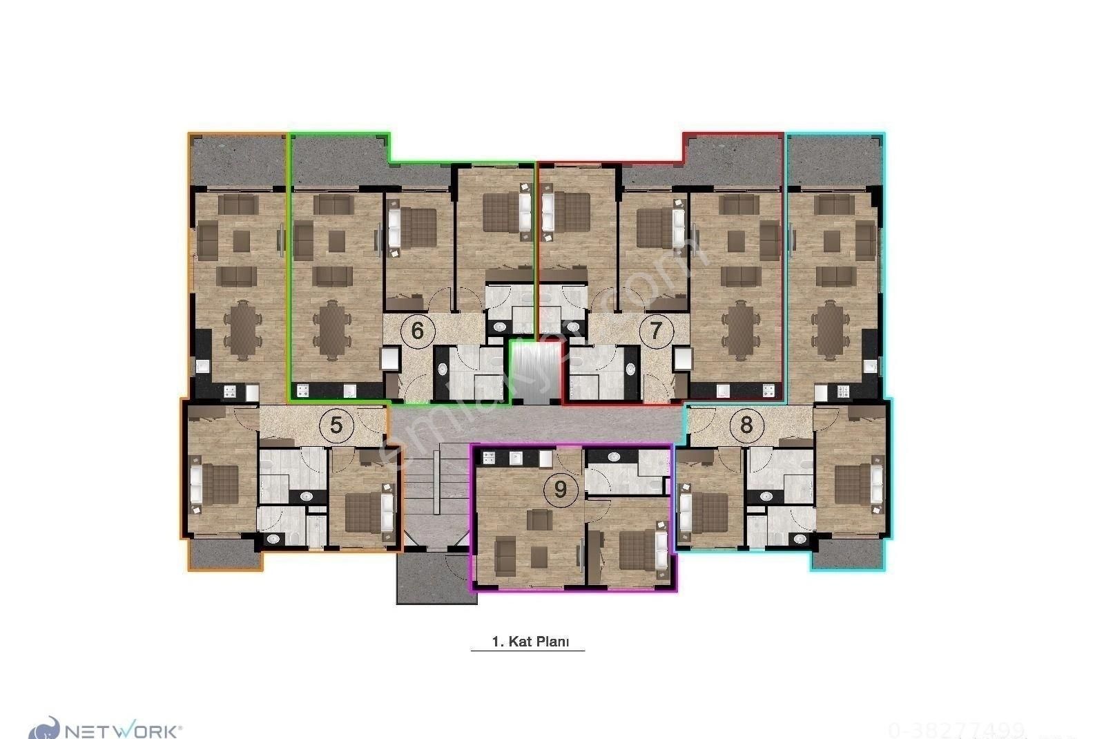 Güzelçamlıda Projeden Satılık Fırsat 1+1 / 2+1 / 3+1 Daireler - Görsel 4