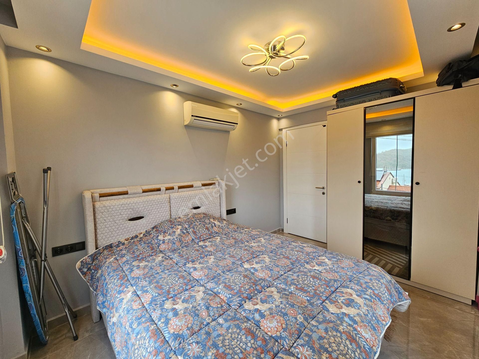 Fethiye Karagözler De Full Deniz Manzaralı, Havuzlu Satılık 1+1 Daire - Görsel 20