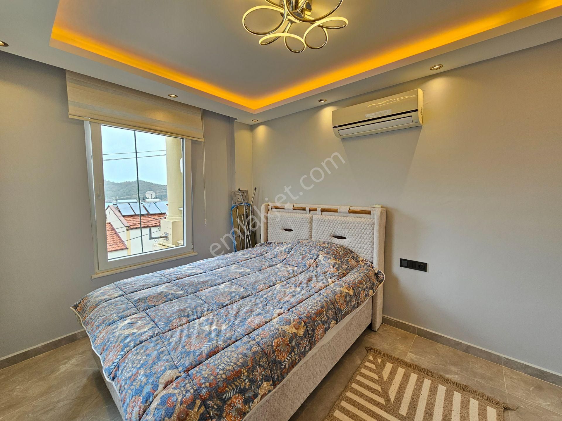 Fethiye Karagözler De Full Deniz Manzaralı, Havuzlu Satılık 1+1 Daire - Görsel 19