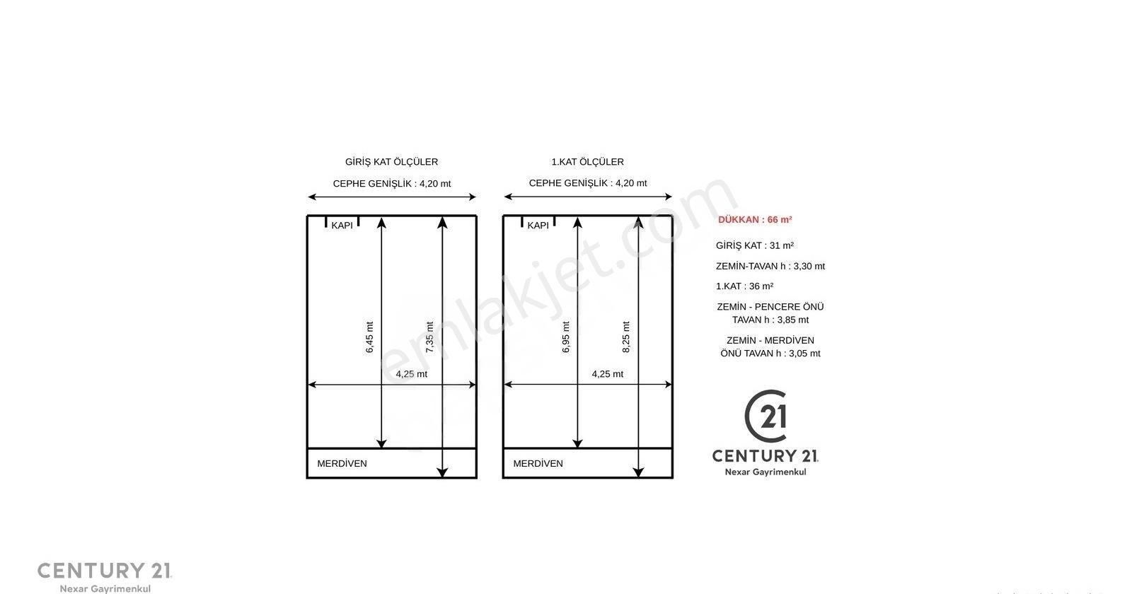C21nexar | İstoç 39. Ada | 3.85 Mt Tavan | Cadde Üzeri | İ Tipi - Görsel 6