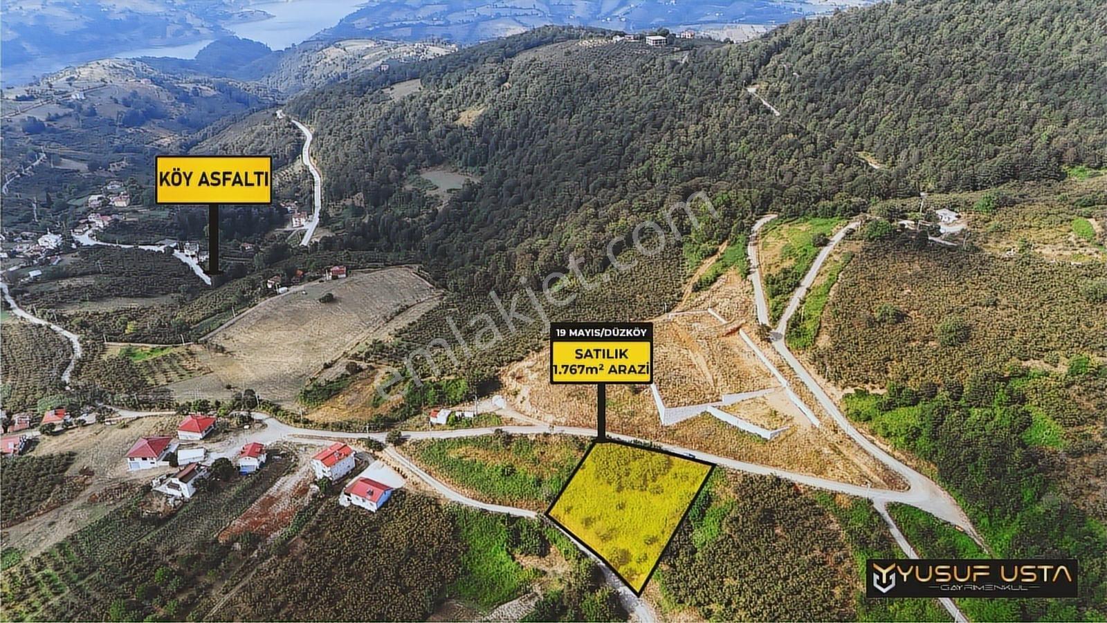 Yusuf Usta Gayrimenkul'den Düzköy'de Satılık 1.767 Arazi