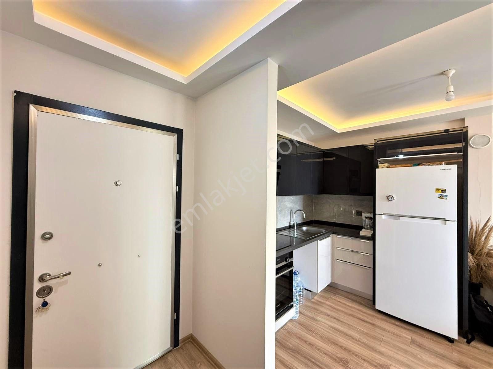 🟠🟠alfa'dan Akçay'da Satılık Ön Cephe Asansörlü Kapalı Otoparklı 1+1 Şık Tasarım Dairee - Görsel 24