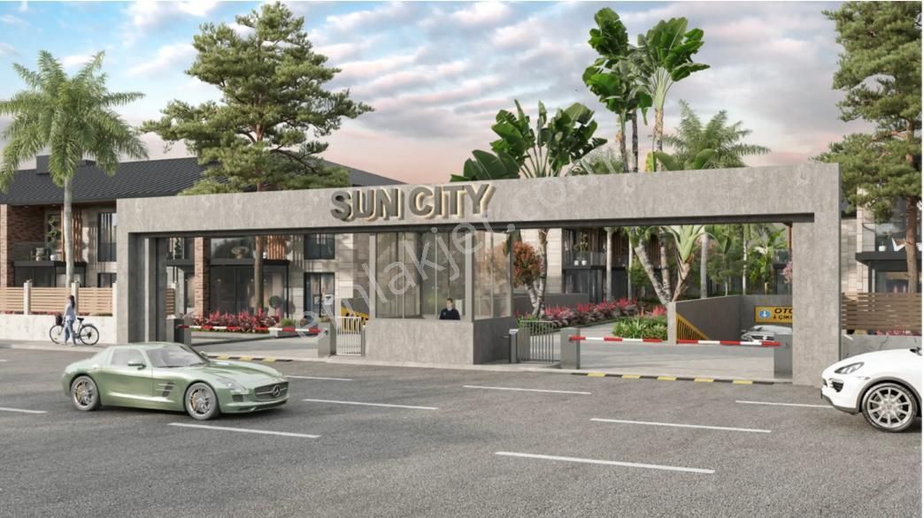 Antalya Döşemealtı Suncity 'de 1+1 Bahçe Katı Havuz Manzaralı Satılık Daire - Görsel 2