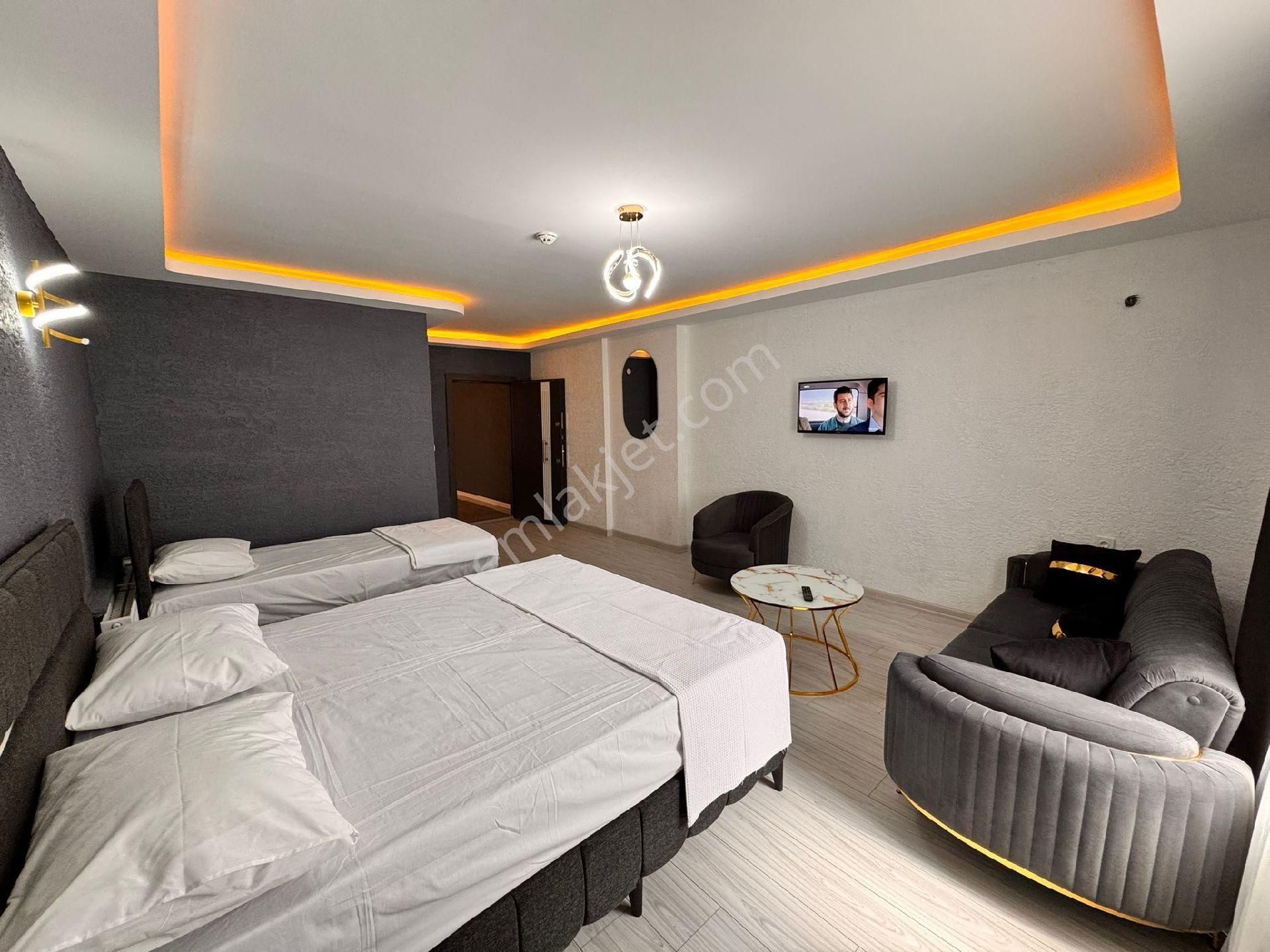 Keçiörende Manzaralı Jakuzili Ultra Lüx Günlük Kiralık Daire - Görsel 24