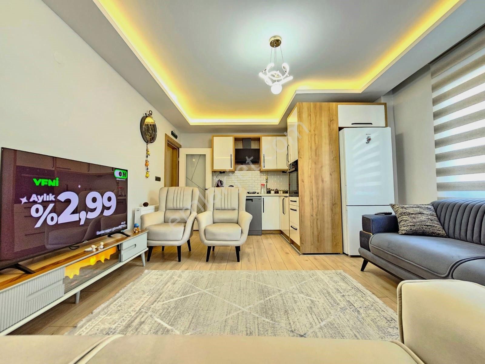 Parla'dan Altınkumda Full Eşyalı Ön Cephe Satılık 1+1 Daire - Görsel 8