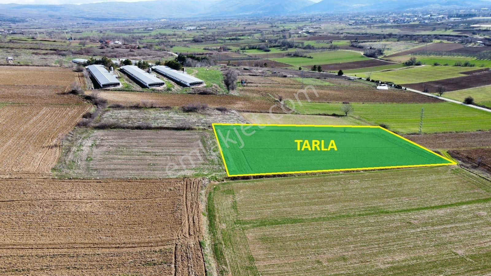 Ulucan'dan İnegöl Kulaca Mahallesin'de Müükemmel Satılık Tarla - Görsel 12