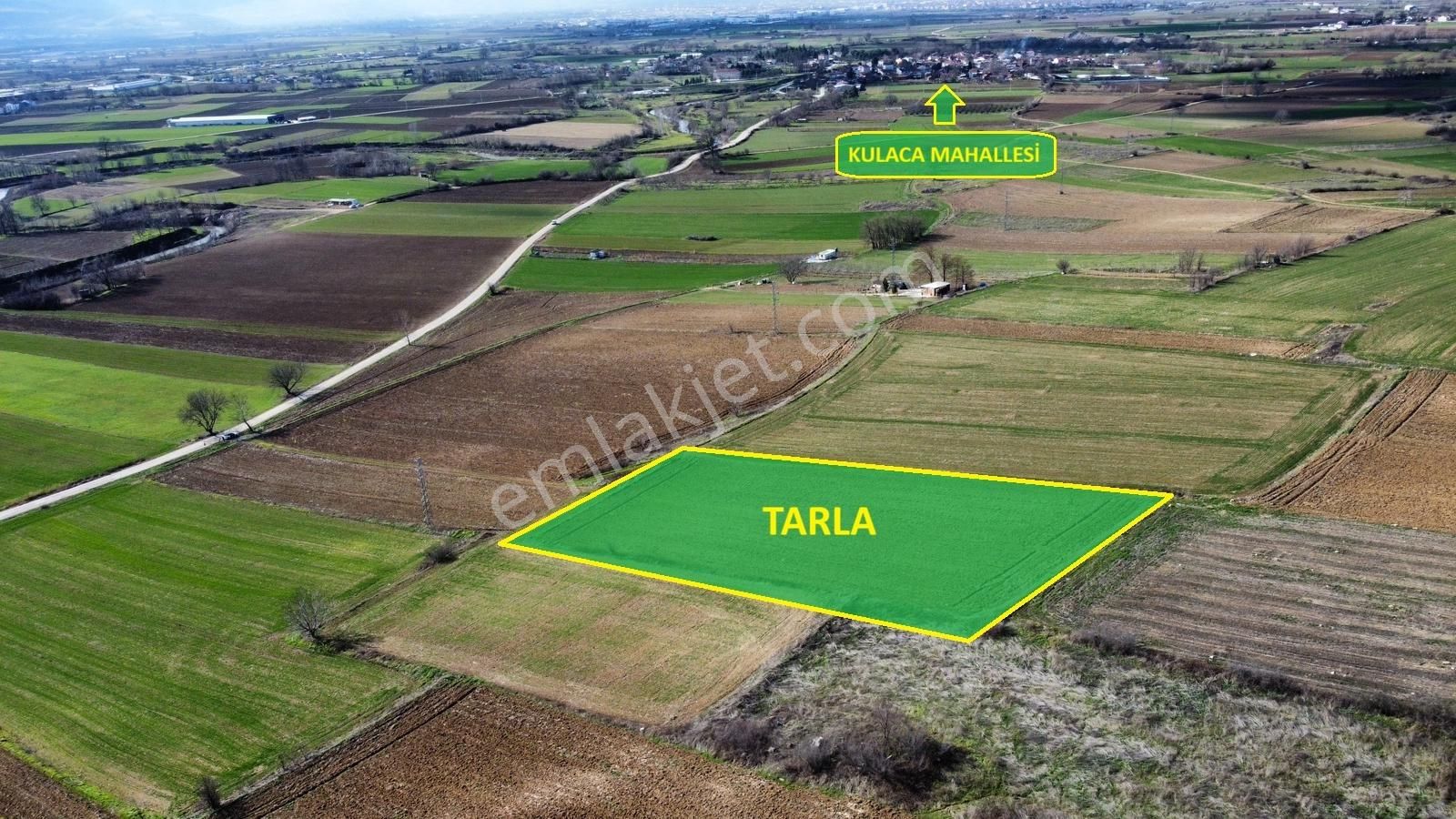 Ulucan'dan İnegöl Kulaca Mahallesin'de Müükemmel Satılık Tarla - Görsel 5