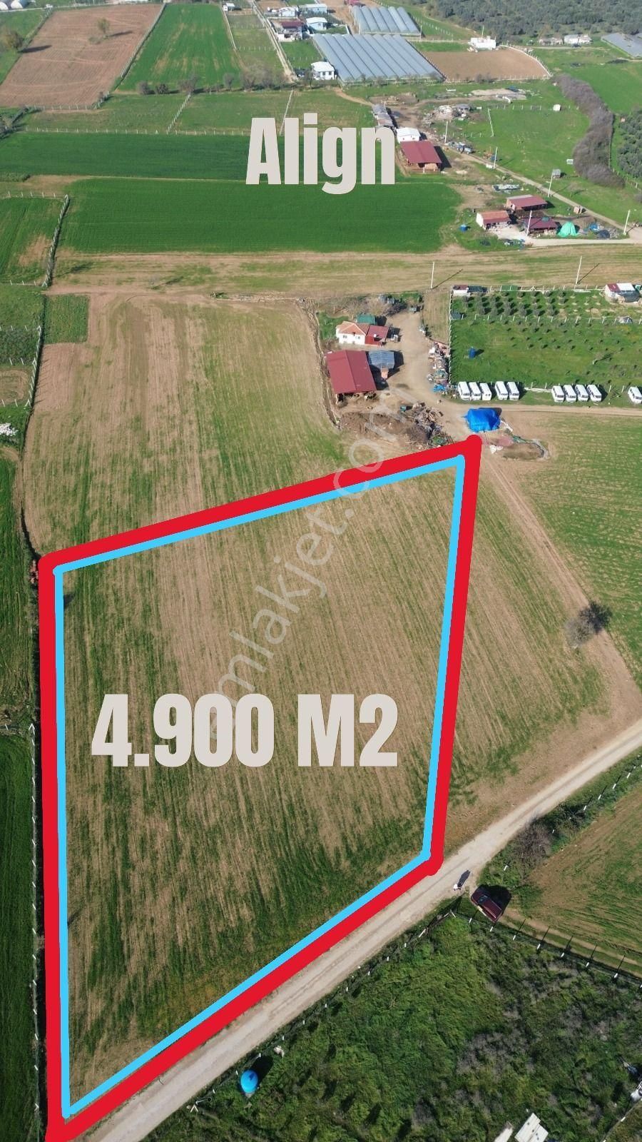 Fiyat Düştü!!! Menderes Muhteşem Konum 4900 M2 Hisse Tapulu Arsa