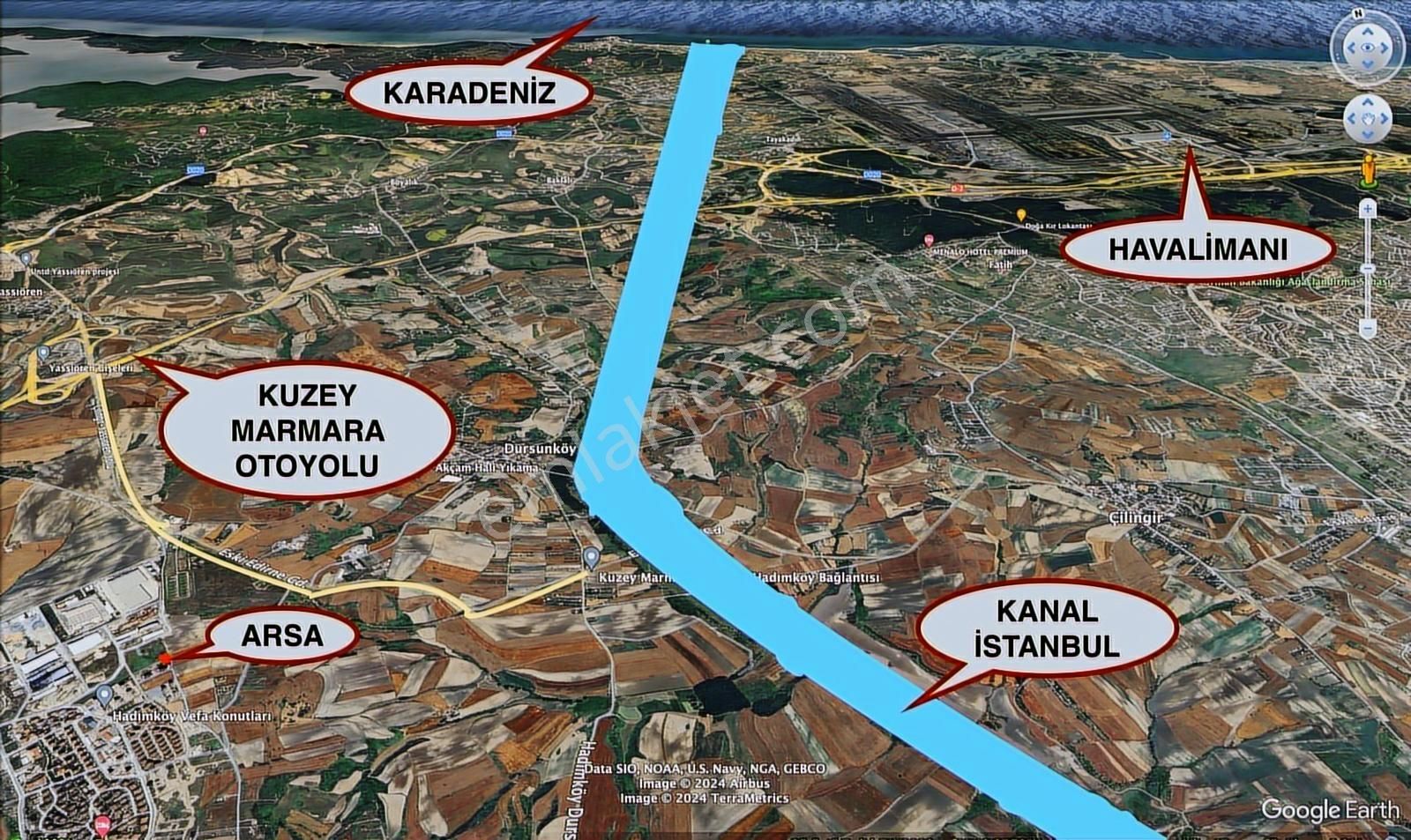 Arnavutköy'de Müstakil Yada İkiz Villa Yapımna Uygun Fırsat Arsa - Görsel 12