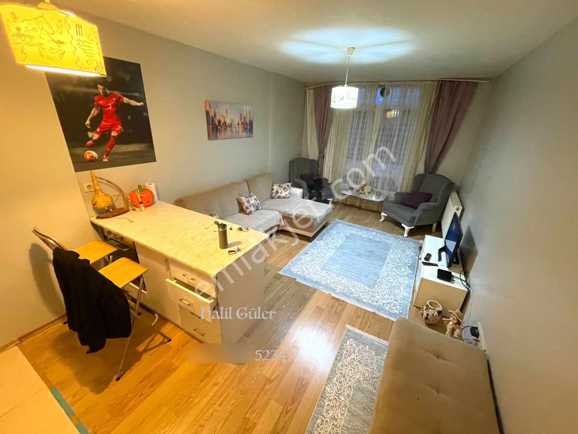 Sancaktepe Ovalbahçe Sitesi Eşyalı Kiralık 1+1 Giriş Kat Daire - Görsel 5