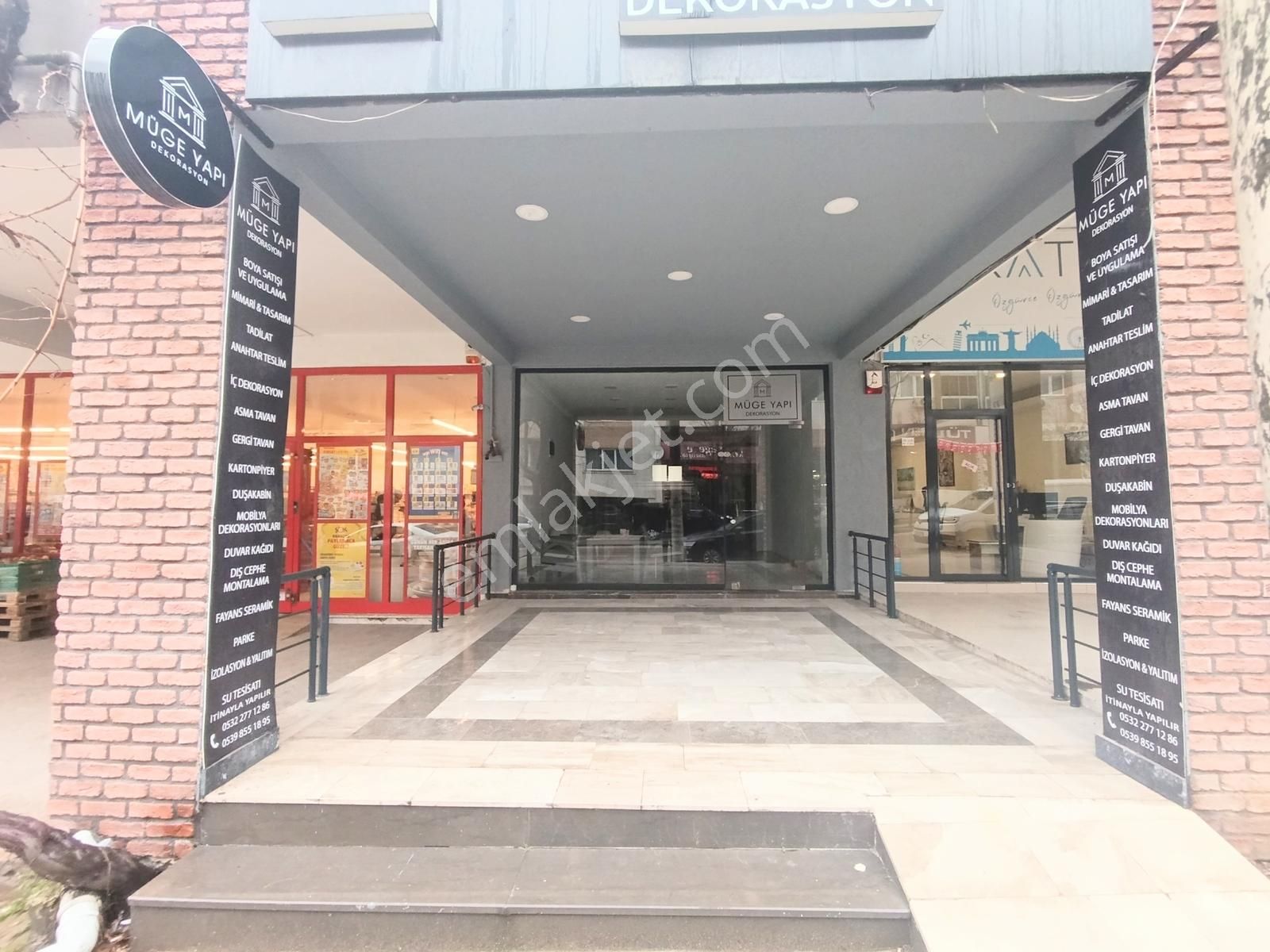 Şekerlerden Bilginler Caddesi Üzerinde Eşyalı Dükkan & Ofis