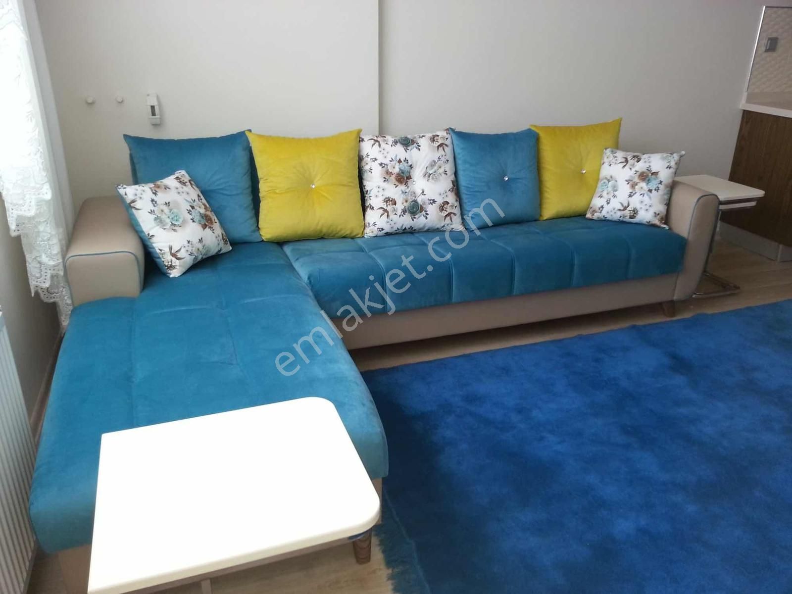 Gürselpaşa Da Havuzlu Güvenlikli Sitede Kiralık 1+1 Ful Eşyalı - Görsel 21