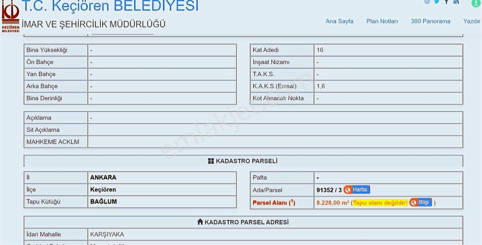 Kılıçsoy'dan 16 Katlı Ruhsatı Olan 1.6 Emsal Yüksek Katlı Site