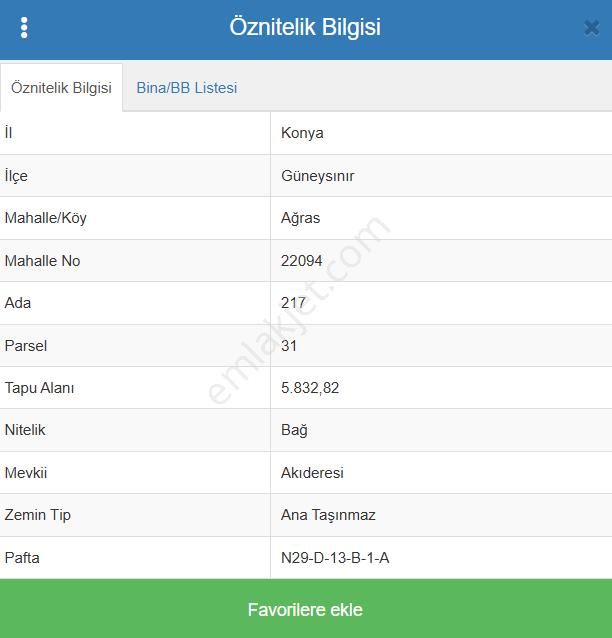 Konya Güneysınır Ağras Köyünde 5.832 M² Bağ Satılıktır - Görsel 7