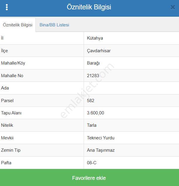 Kütahya Çavdarhisar Barağı Köyünde 3.600 M² Tarla Satılıktır - Görsel 7