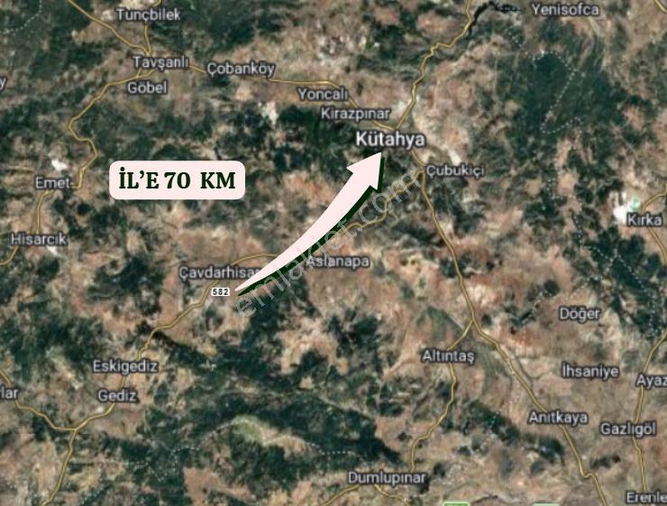 Kütahya Çavdarhisar Barağı Köyünde 3.600 M² Tarla Satılıktır - Görsel 6