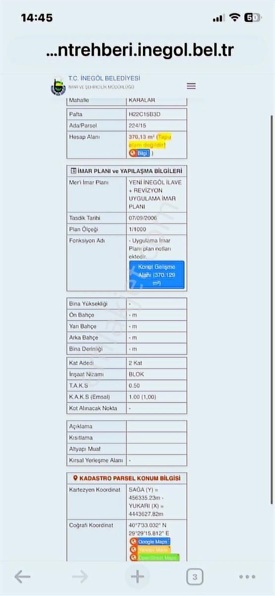 Anka Gayrimenkulden Karalarda Satılık Arsa - Görsel 2