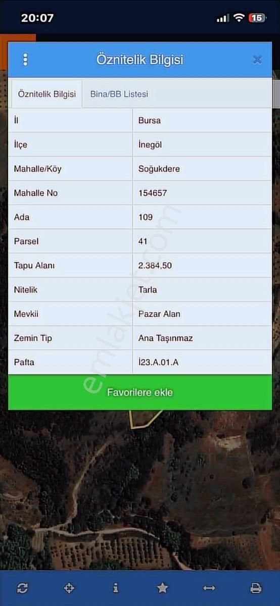 Anka Gayrımenkulden Soğukdere Mahalesinde Satılık Tarla