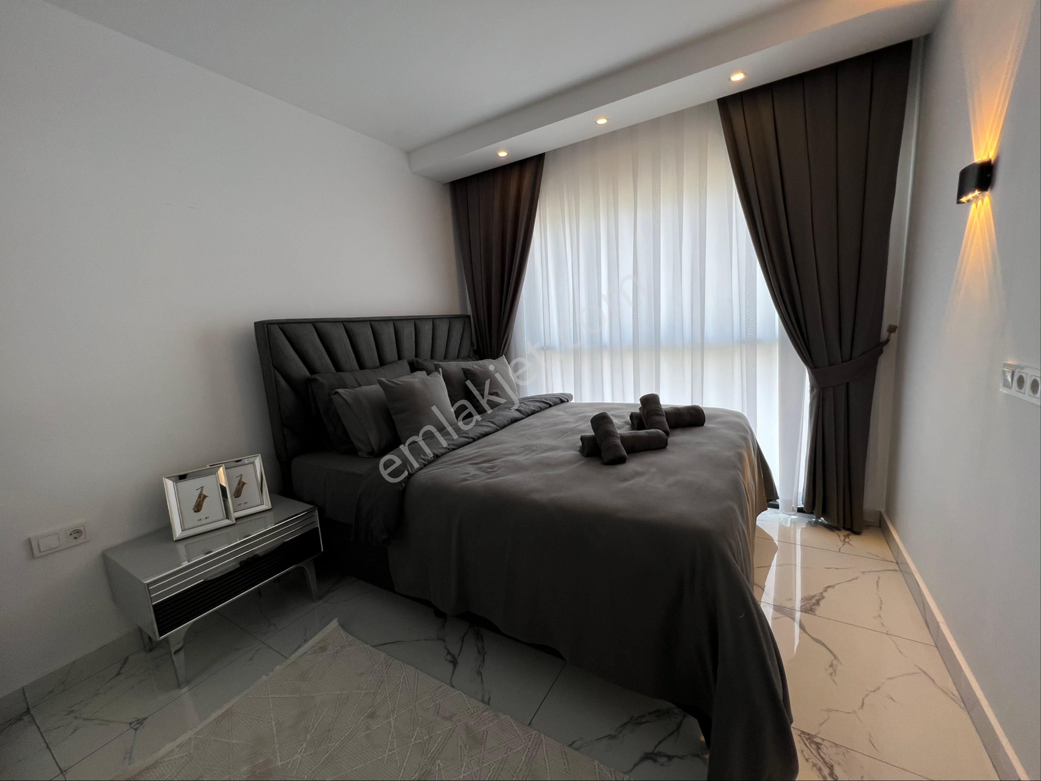 Alanya Mahmutlarda Otel Konseptinde Site İçerisinde Satılık 1+1 Full Eşyalı Daire - Görsel 12