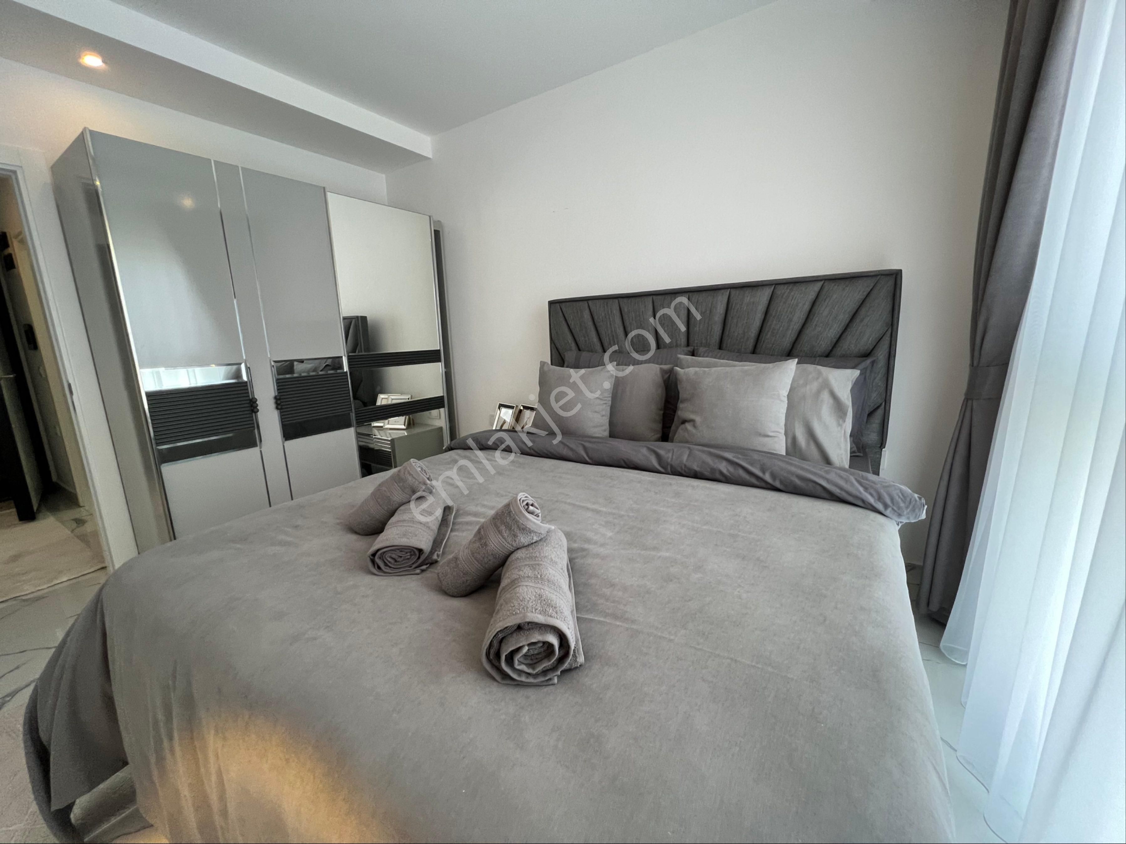 Alanya Mahmutlarda Otel Konseptinde Site İçerisinde Satılık 1+1 Full Eşyalı Daire - Görsel 8