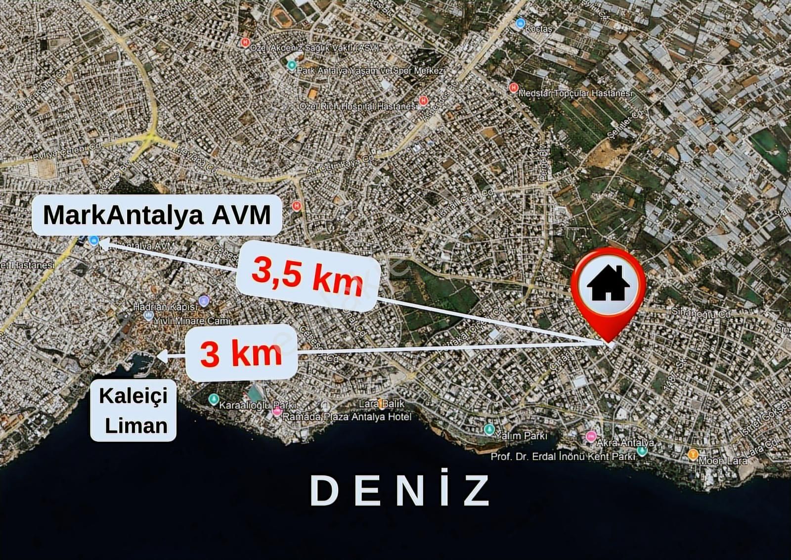 Antalya Muratpaşa Yeşilbahçe-satılık 3+1-asansör-ayrı Mutfak - Görsel 25