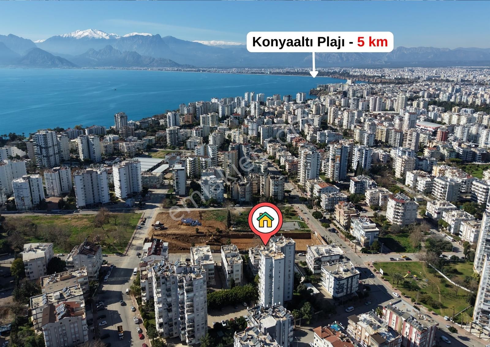 Antalya Muratpaşa Yeşilbahçe-satılık 3+1-asansör-ayrı Mutfak - Görsel 4