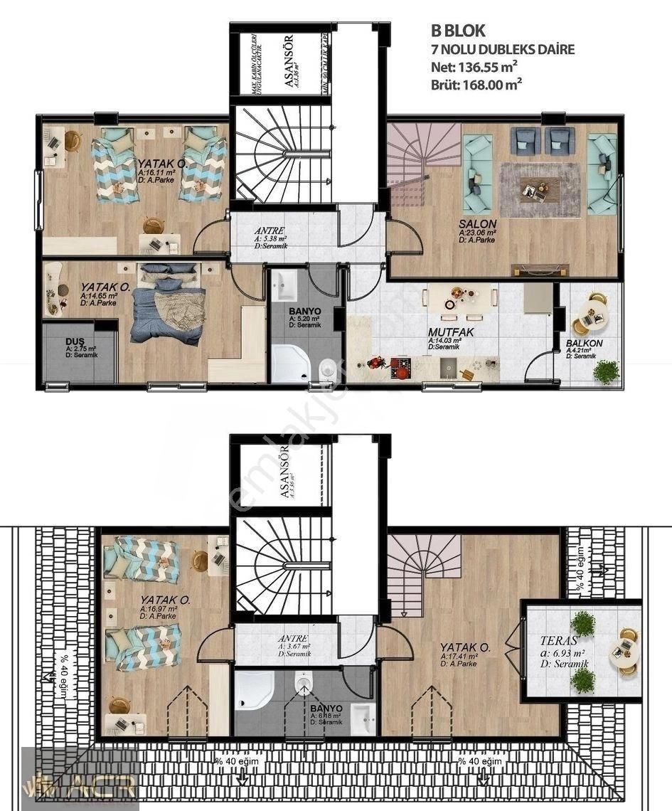 Acr Gyd'den Şile Çayırbaşı'nda Satılık 5+1 Dublex Daire - Görsel 15
