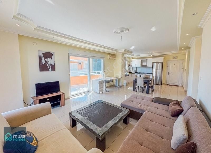 Alanya Demirtaş Mah.2+1 Denize Sıfır, Site İçerisnde Ferah Daire - Görsel 14