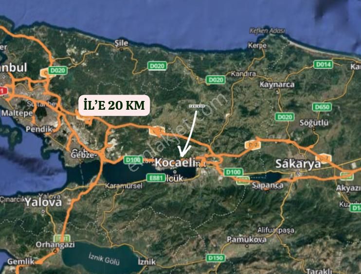 Kocaeli İzmit Bulduk Köyünde 105 M² Tarla Satılıktır - Görsel 7