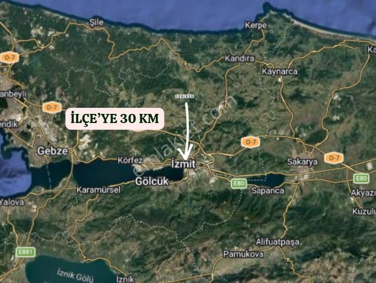 Kocaeli İzmit Bulduk Köyünde 105 M² Tarla Satılıktır - Görsel 6