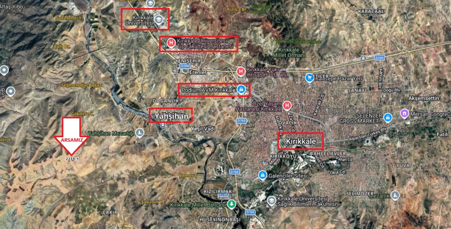 Kırıkkale'de 3 Emsal 15 Kat İmarlı 114 Dairelik Muhteşem Yatırım Arsası - Görsel 3