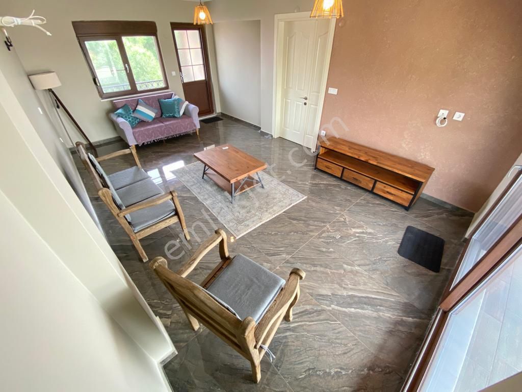 ꧁akçay Ay Emlak'tan꧂çamlıbel'de Deniz Ve Dağ Manzaralı Havuzlu Satılık 6+1 Tam Bağımsız Taş Villa - Görsel 13