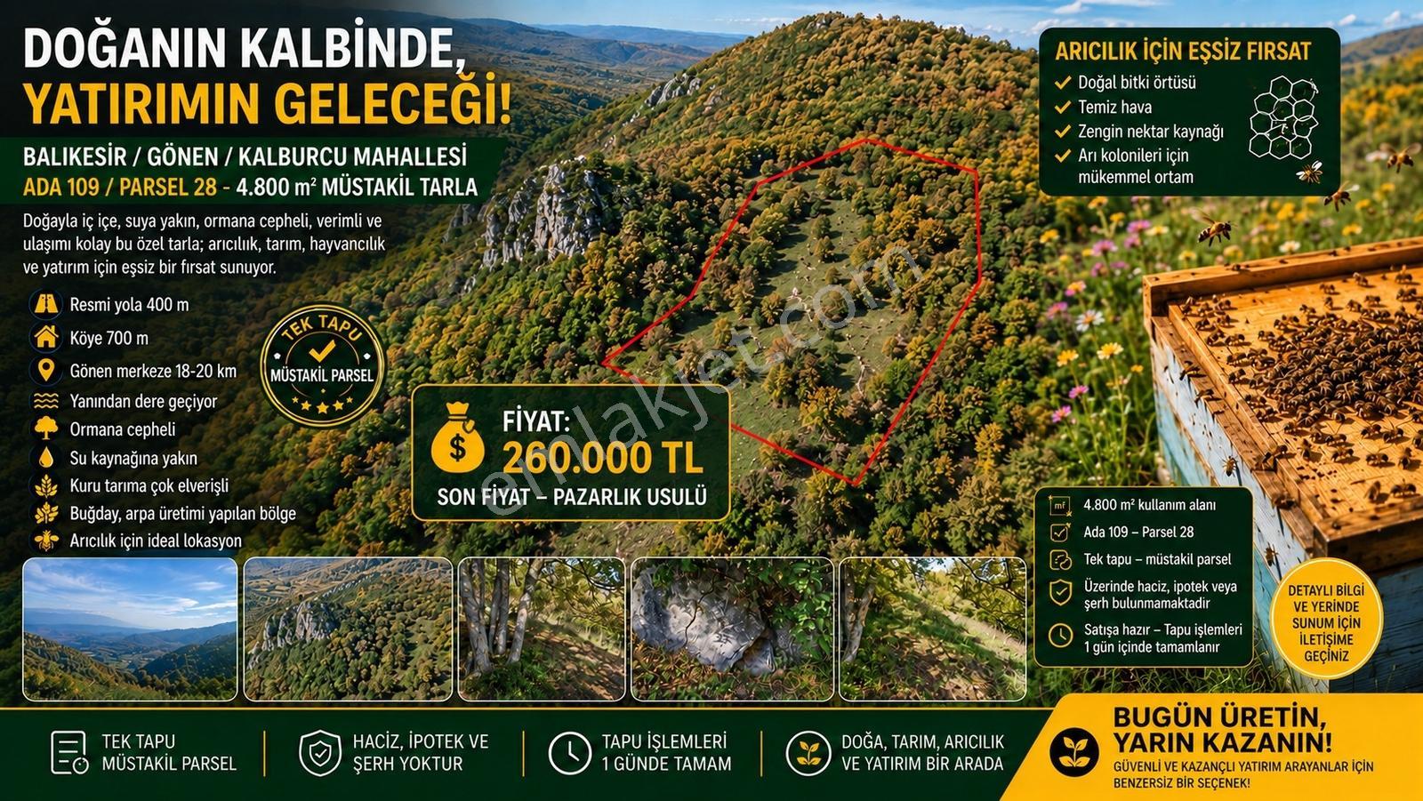 Fiyat Düştü!! 4.800 M2 Ormana Cepheli Suya Yakın, Yatırıma Uygun - Görsel 30