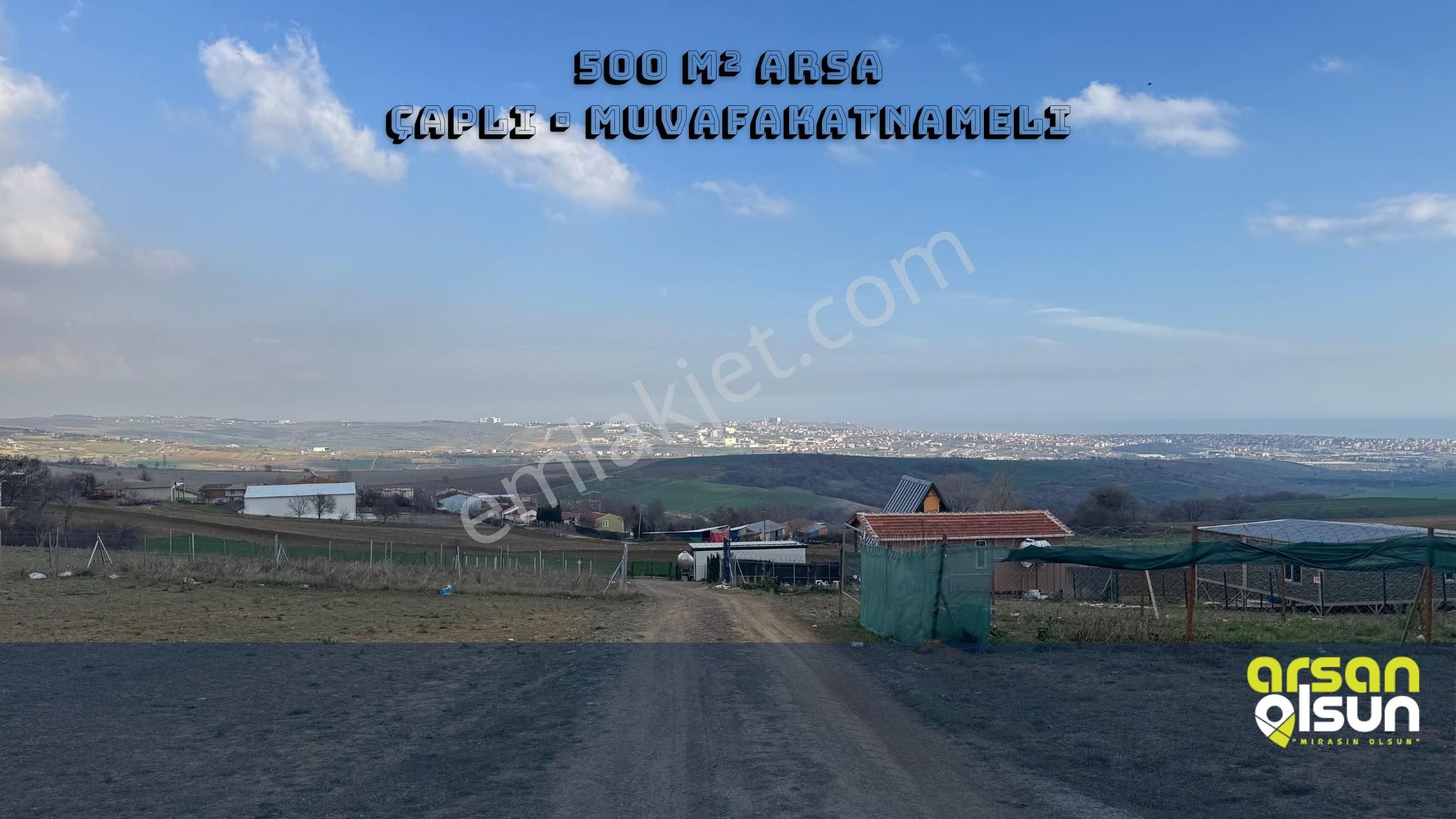 Tekirdağ Süleymanpaşa Yağcı | Köy İçinde Deniz Manzaralı 250 M² Arsa - Görsel 2