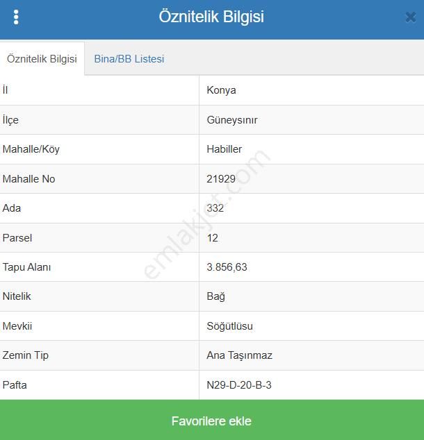 Konya Güneysınır Habiller Köyünde 3.856 M² Bağ Satılıktır - Görsel 6