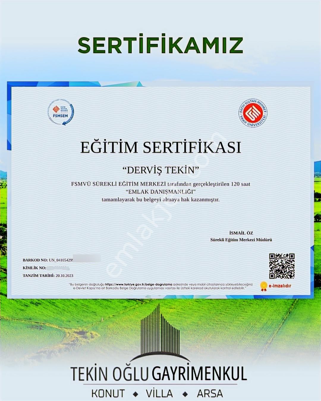 Akören Merkez'de Süper Fırsat Köşe Parsel 429 M² Tarla - Görsel 10