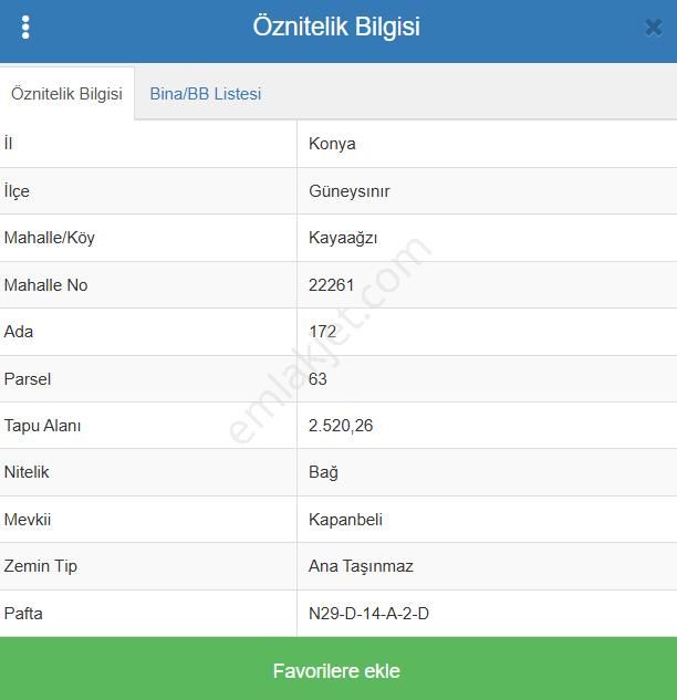 Konya Güneysınır Kayaağzı Köyünde 2.520 M² Bağ Satılıktır - Görsel 8