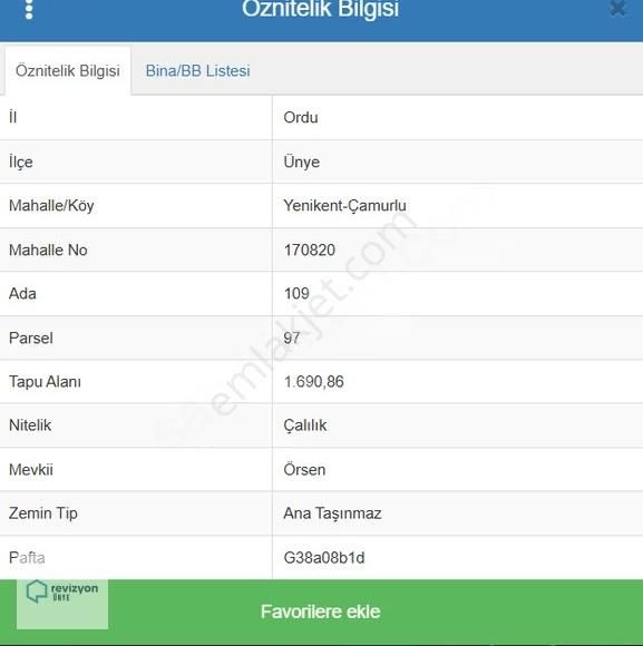 Revizyon'dan Yenikent'te Akkuş Niksar Yoluna Cephe Arsa Fırsatı! - Görsel 4