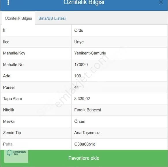 Revizyon'dan Yenikent'te Akkuş Niksar Yoluna Cephe Arsa Fırsatı! - Görsel 8