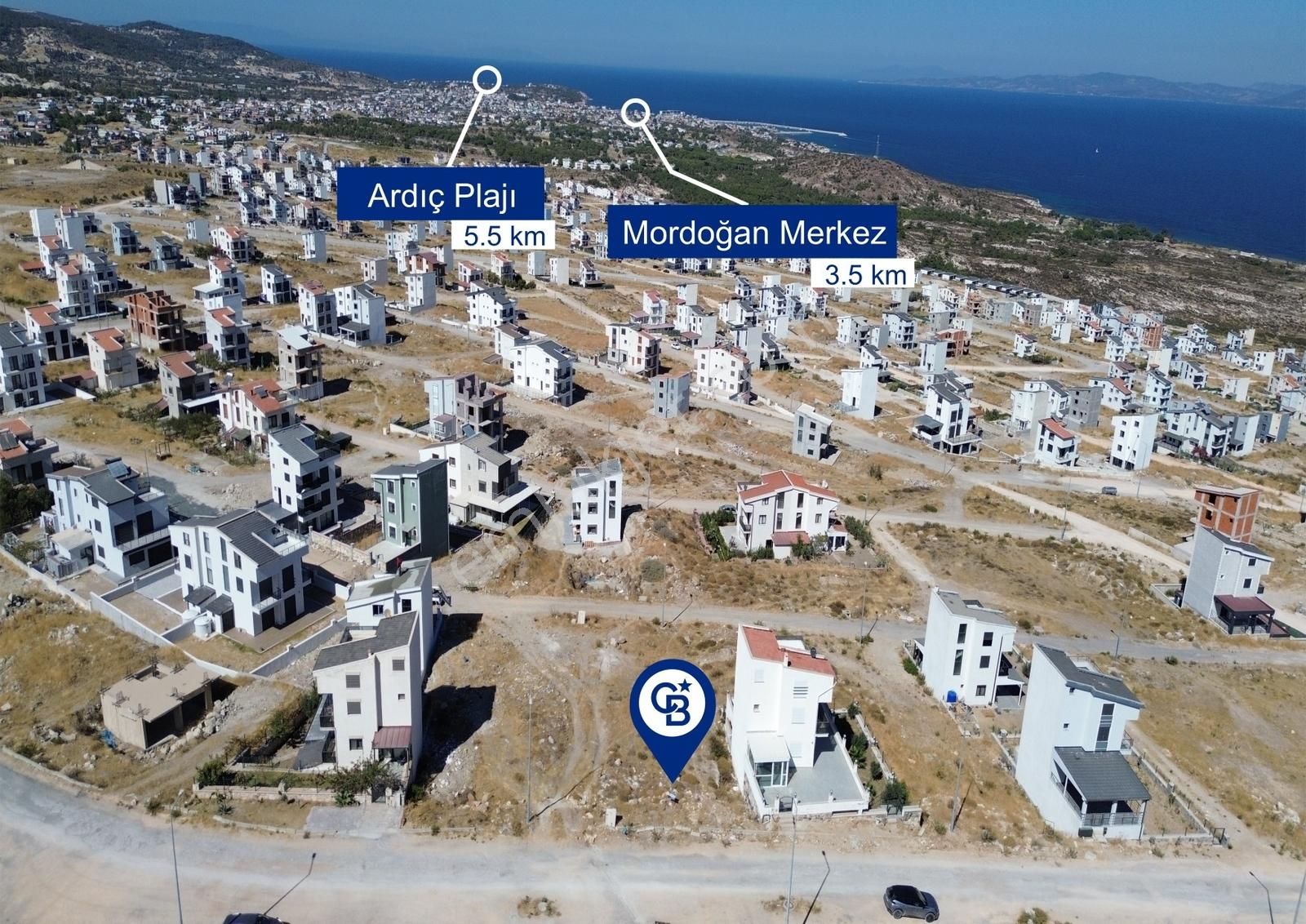 Mordoğan Kamukent'te İnşaata Hazır Projeli Tripleks İmarlı Arsa - Görsel 10