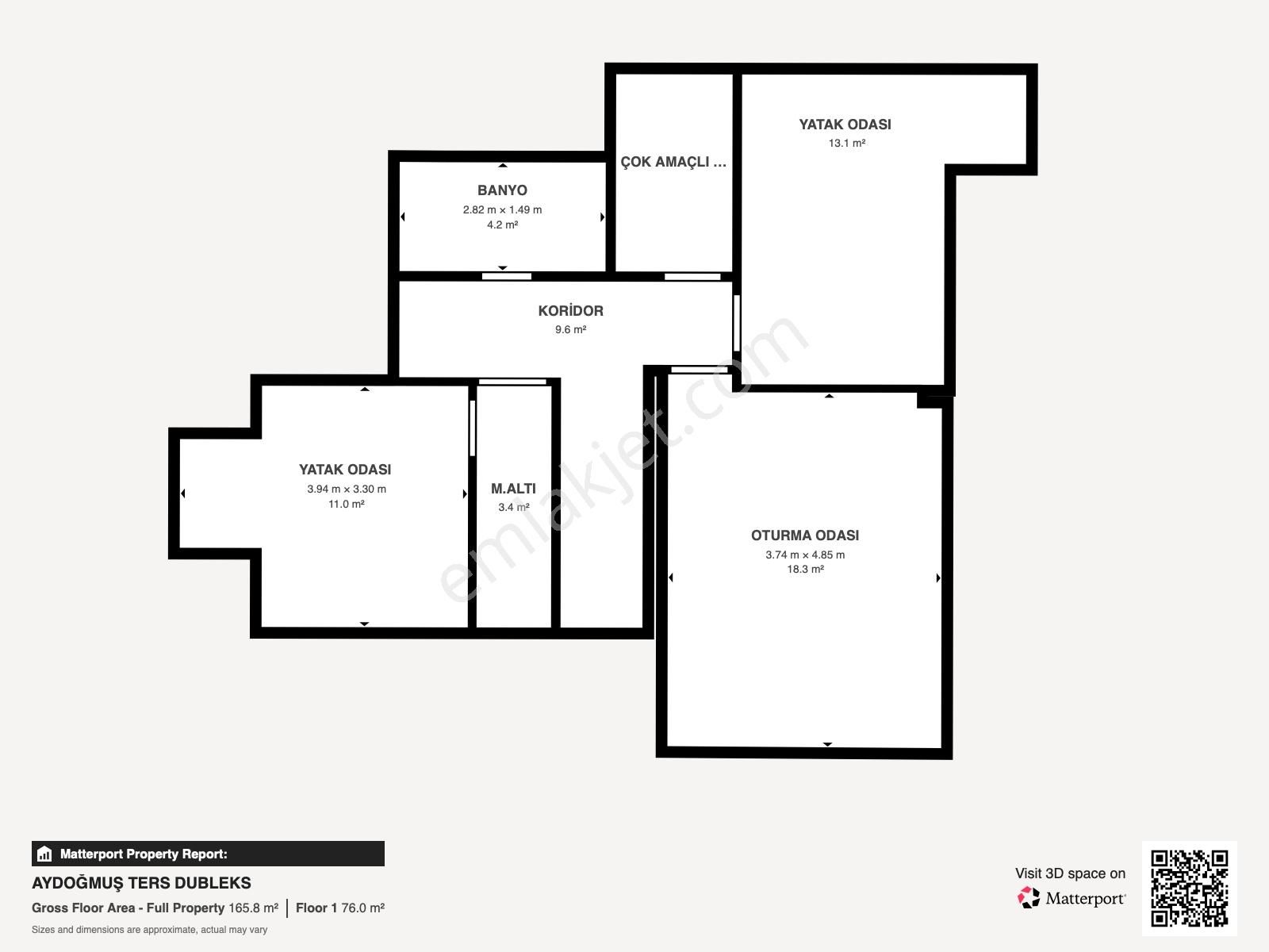 Varsak/aydoğmuş'da 4+1 Geniş Lüks Yapım Satılık Ters Dubleks - Görsel 4