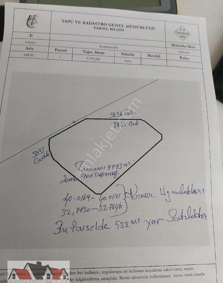 Esma.dan Yakacıkta İmarlı 532m2 Ticari Satılıktır Esma Emlak Tek Yetkilidir