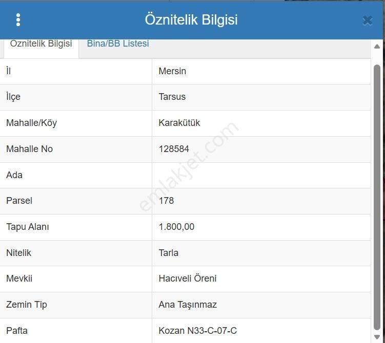 Mersin,tarsus, Karakutuk'te 1.800 M² Müstakil Tapulu Tarla – Uygun Fiyat - Görsel 5