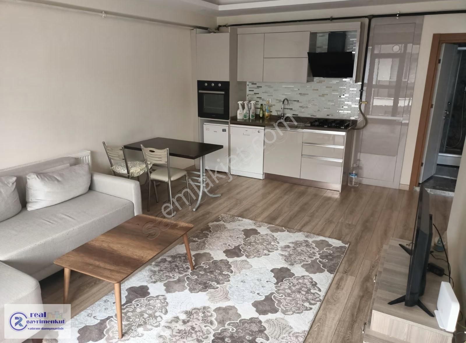 Kervancı Parkorman Sitesi 1.etap Eşyalı Kiralık 1+1 Lüks Daire - Görsel 5