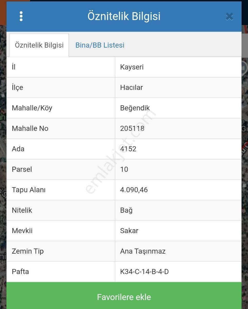 Hacılar Beğendik'de Mükemmel Konumlu Manzaralı Bağ - Görsel 2