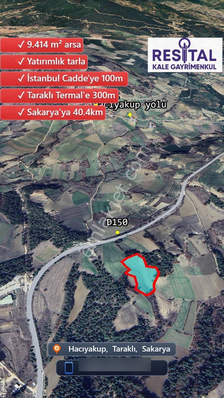 Sakarya Taraklı'da Yatırımlık Tarla - Görsel 5